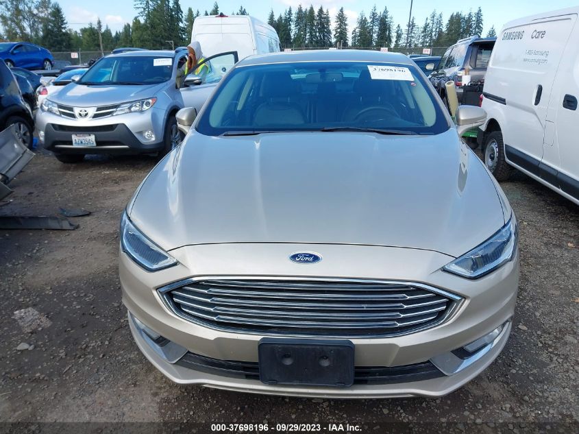 2017 FORD FUSION SE - 3FA6P0H99HR120163