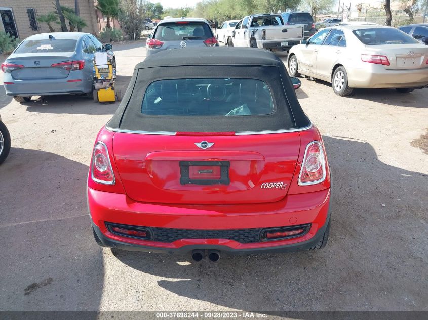 2015 MINI CONVERTIBLE COOPER S WMWZP3C56FT708656