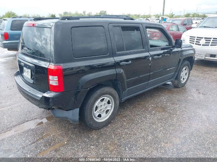 2014 JEEP PATRIOT SPORT - 1C4NJPBA8ED721801