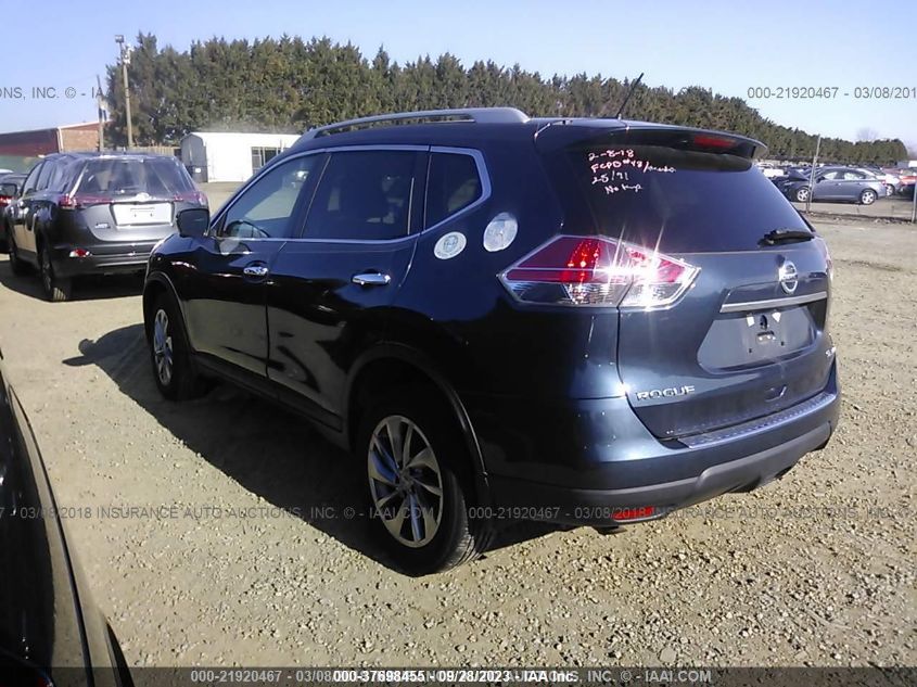 2015 NISSAN ROGUE SL 5N1AT2MVXFC921464
