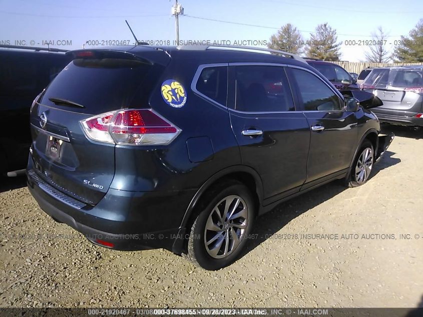 2015 NISSAN ROGUE SL 5N1AT2MVXFC921464