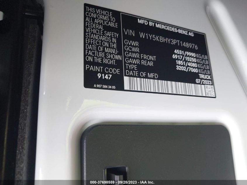 2023 MERCEDES-BENZ SPRINTER CARGO VAN - W1Y5KBHY3PT148976
