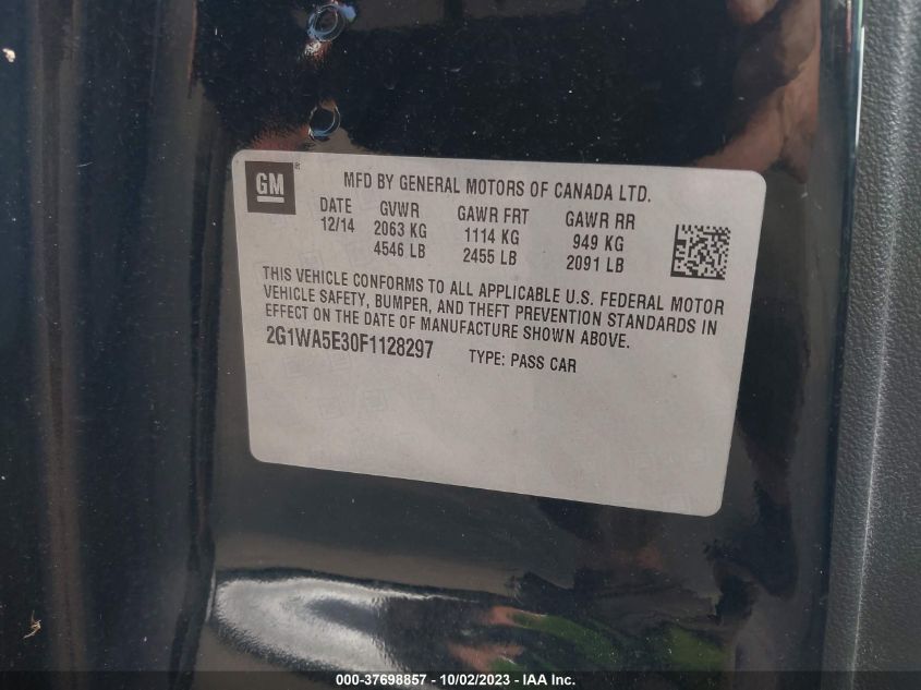 2015 CHEVROLET IMPALA LIMITED LS - 2G1WA5E30F1128297