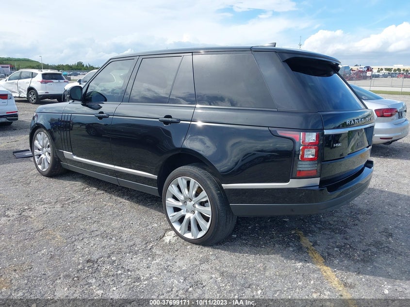 VIN SALGS2FV5HA373623 2017 LAND ROVER RANGE ROVER HSE