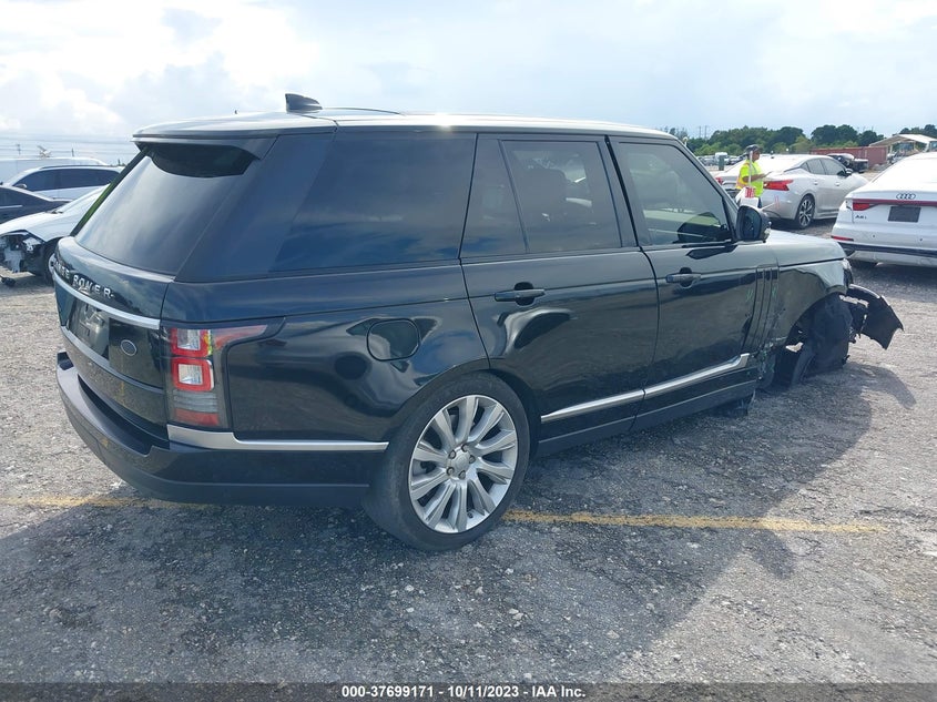 VIN SALGS2FV5HA373623 2017 LAND ROVER RANGE ROVER HSE