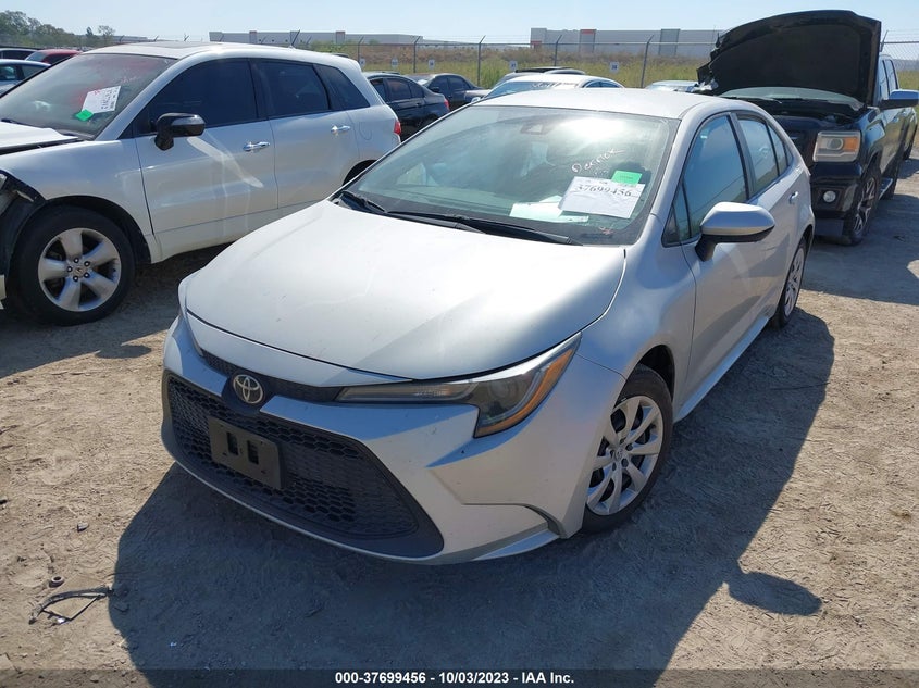 VIN: 5YFEPMAE5NP303548 2022 TOYOTA COROLLA LE