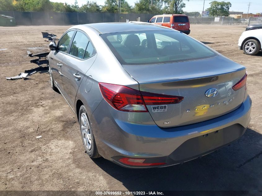 2019 HYUNDAI ELANTRA SE - 5NPD74LF1KH458981