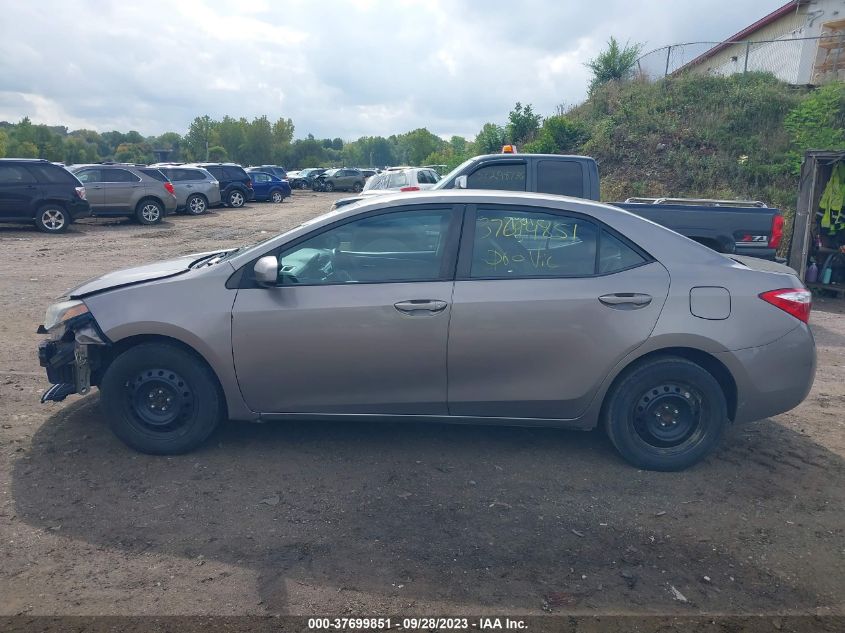2014 TOYOTA COROLLA L/LE/S/S PLUS/LE PLUS - 2T1BURHE2EC017560