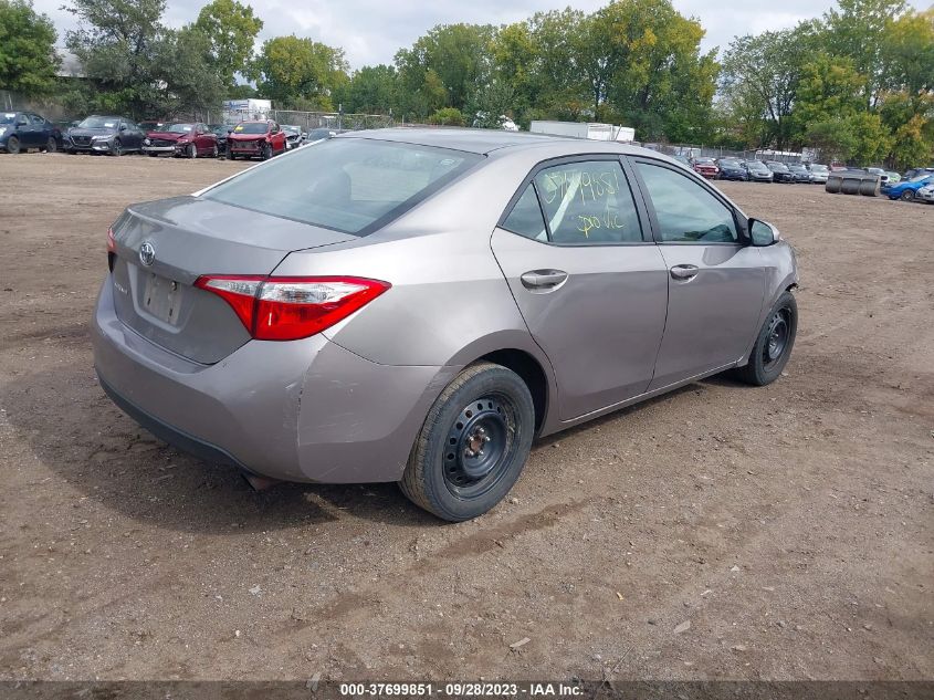 2014 TOYOTA COROLLA L/LE/S/S PLUS/LE PLUS - 2T1BURHE2EC017560