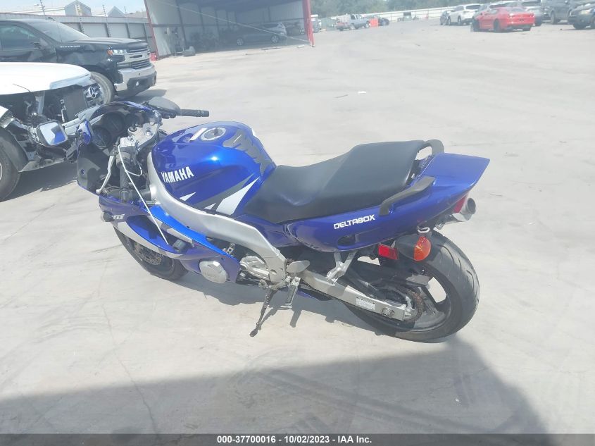 2002 YAMAHA YZF600 R JYA5AHE002A030831