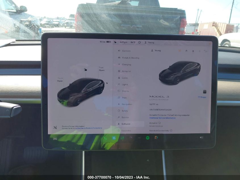 2019 TESLA MODEL 3 RANGE - 5YJ3E1EA1KF325251