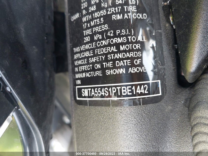 VIN SMTA554S1PTBE1442 2023 TRIUMPH MOTORCYCLE STREET TRIPLE RS