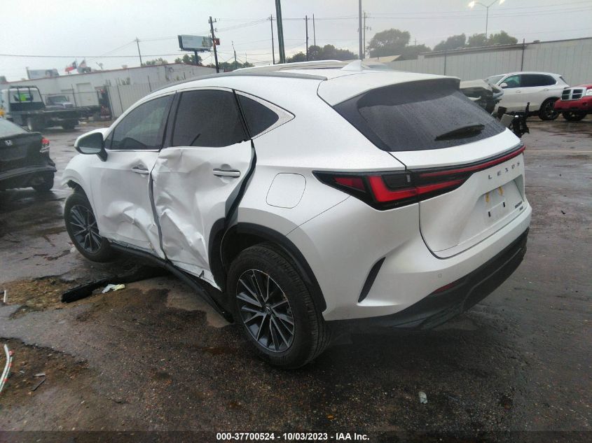 2022 LEXUS NX 350 PREMIUM 2T2GGCEZ3NC012624