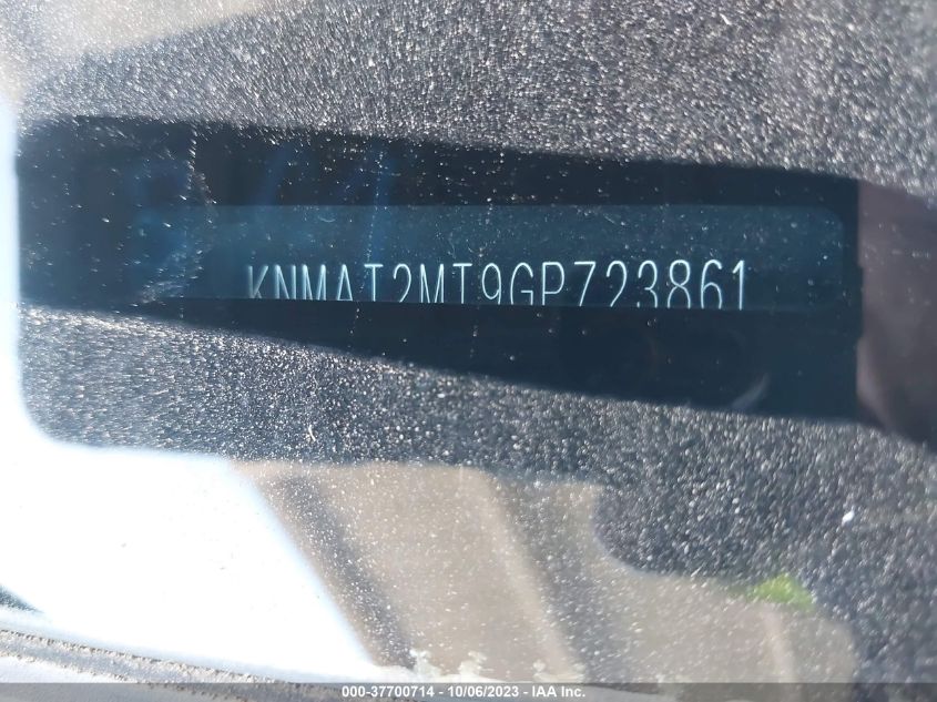 2016 NISSAN ROGUE SV - KNMAT2MT9GP723861