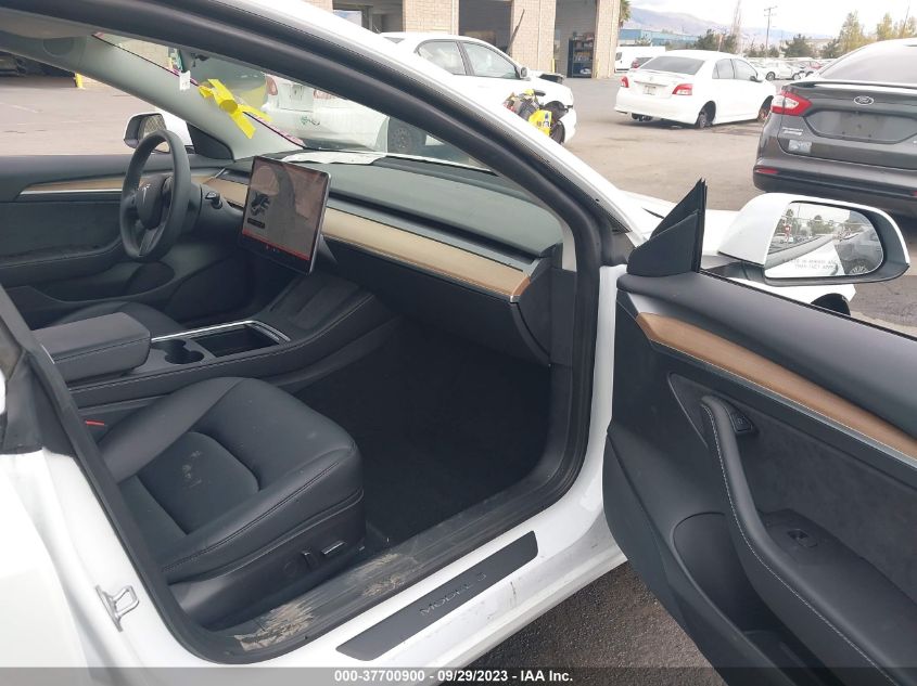 VIN 5YJ3E1EB2NF199818 2022 TESLA MODEL 3 LONG RANGE