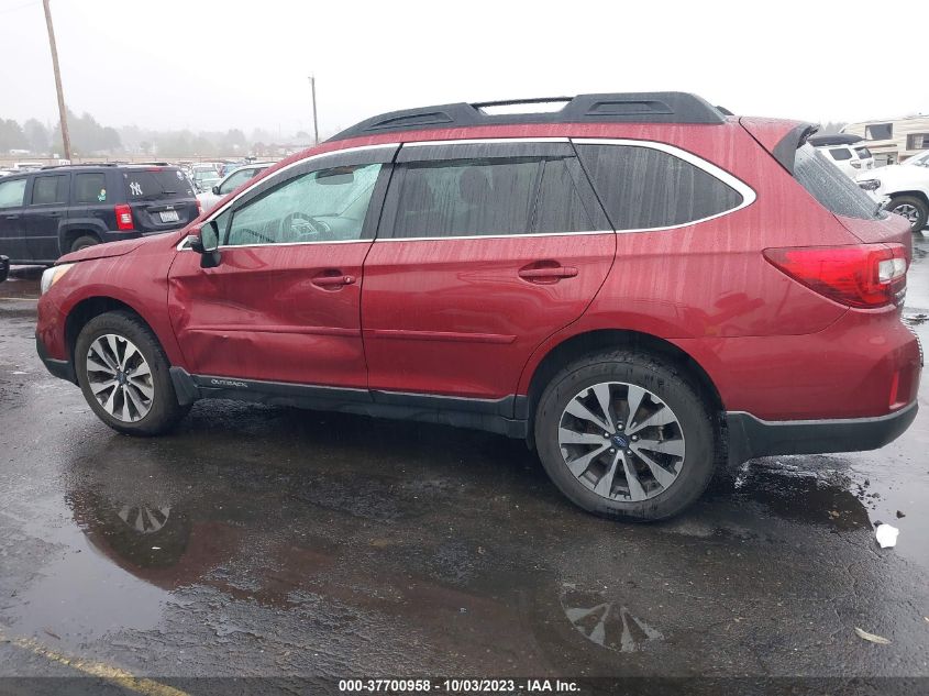 2015 SUBARU OUTBACK 2.5I LIMITED - 4S4BSANCXF3346359