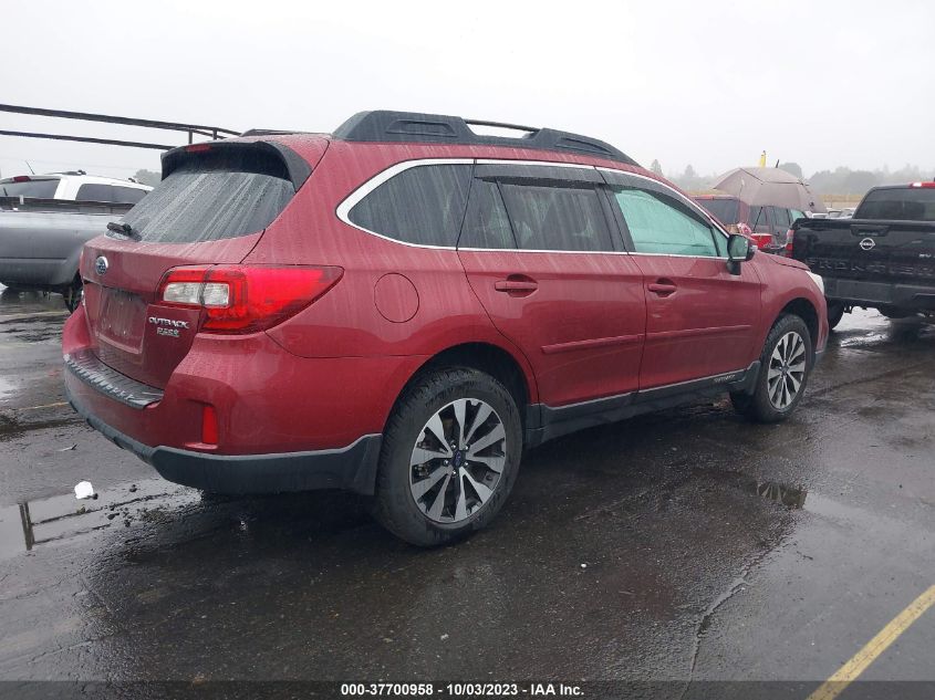 2015 SUBARU OUTBACK 2.5I LIMITED - 4S4BSANCXF3346359