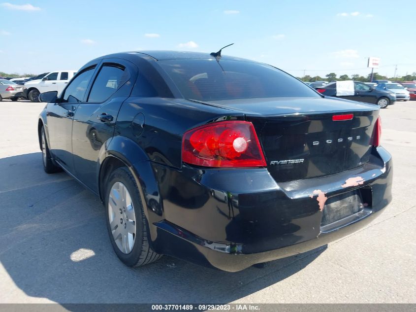 2013 DODGE AVENGER SE - 1C3CDZAB0DN576934
