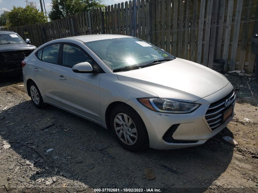 2017 HYUNDAI ELANTRA SE - 5NPD74LF4HH171823