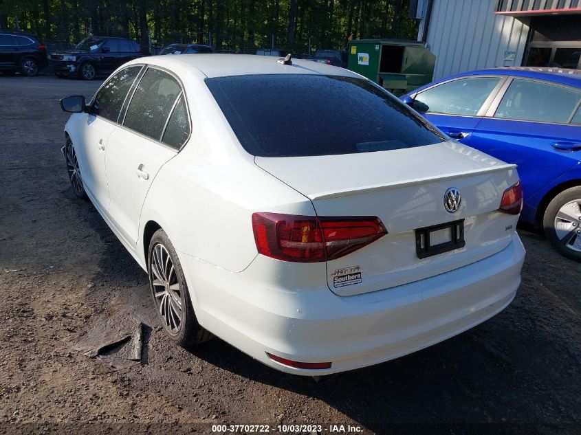 2016 VOLKSWAGEN JETTA SEDAN 1.8T SPORT - 3VWD17AJ5GM278363