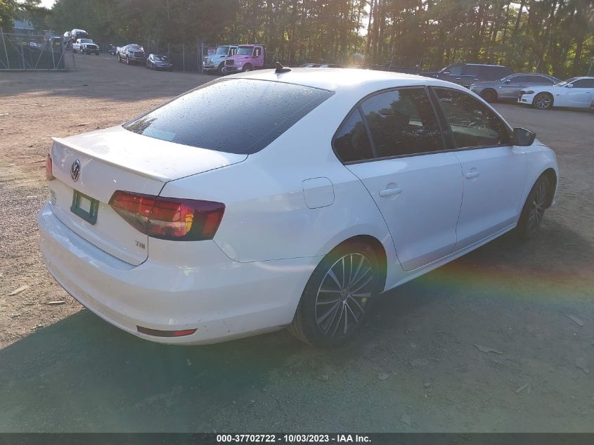 2016 VOLKSWAGEN JETTA SEDAN 1.8T SPORT - 3VWD17AJ5GM278363