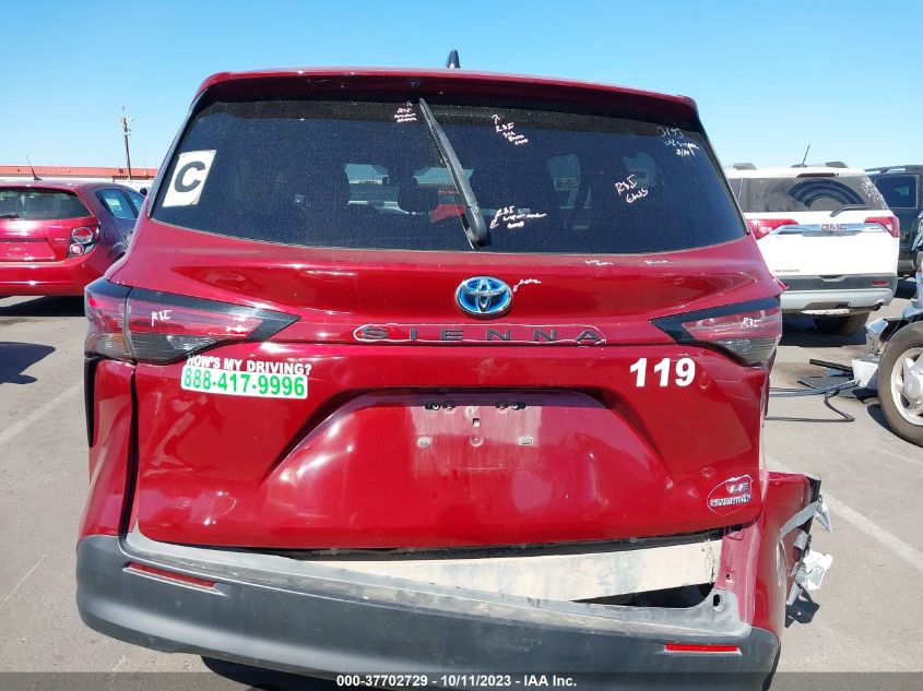 2021 TOYOTA SIENNA LE - 5TDKRKEC0MS010430