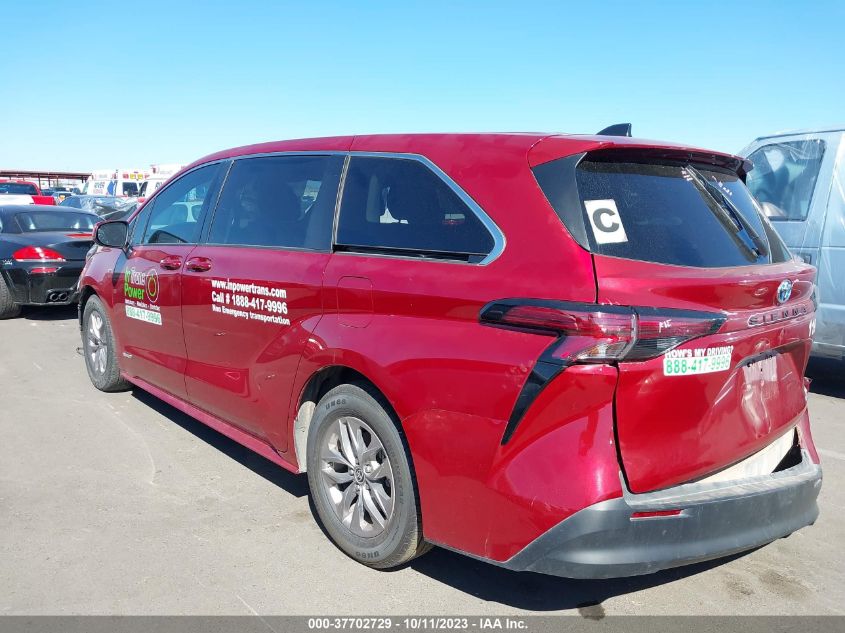 2021 TOYOTA SIENNA LE - 5TDKRKEC0MS010430