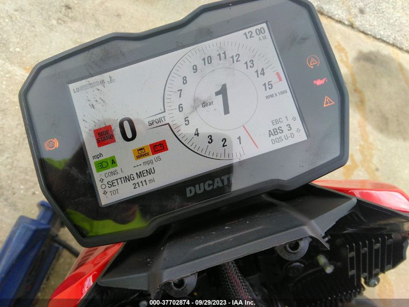 2022 DUCATI STREETFIGHTER V4/V4S ZDMFAKNW6NB008314