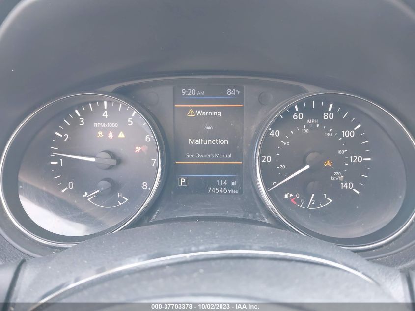 2019 NISSAN ROGUE S/SL/SV - 5N1AT2MT6KC760104