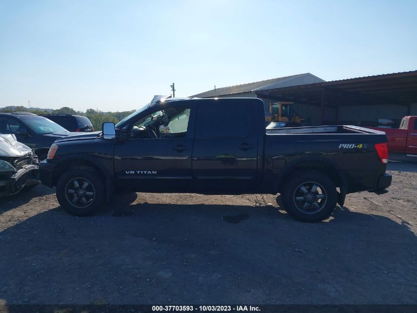 2014 NISSAN TITAN PRO-4X - 1N6BA0ECXEN505043