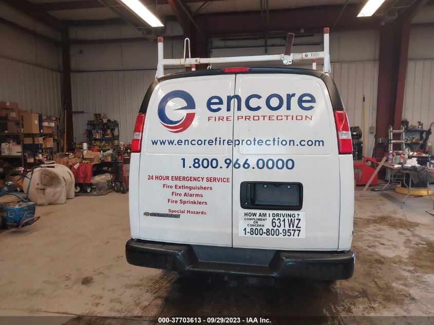 2017 CHEVROLET EXPRESS CARGO VAN - 1GCWGAFF3H1345309
