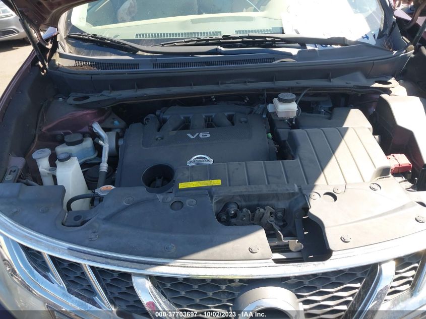 2013 NISSAN MURANO SV - JN8AZ1MU6DW200787