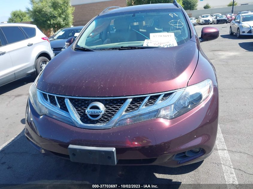 2013 NISSAN MURANO SV - JN8AZ1MU6DW200787