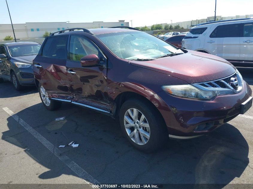 2013 NISSAN MURANO SV - JN8AZ1MU6DW200787