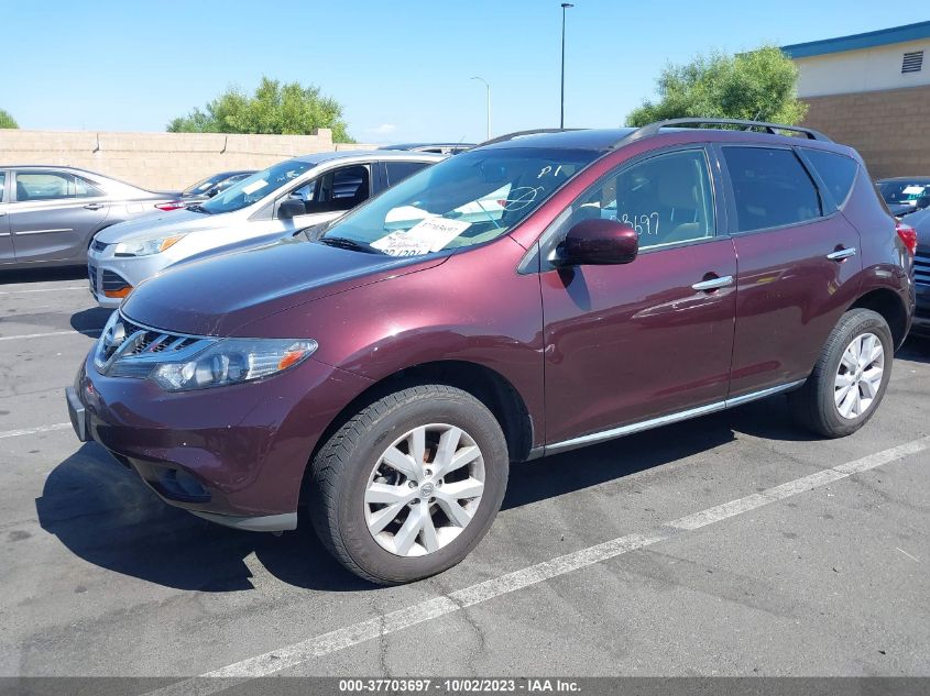 2013 NISSAN MURANO SV - JN8AZ1MU6DW200787