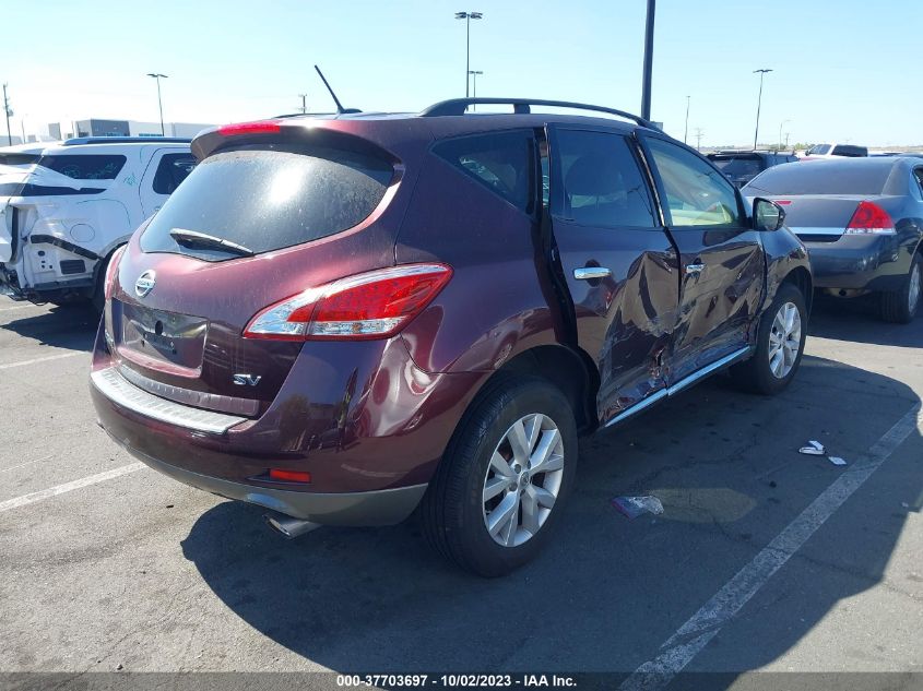 2013 NISSAN MURANO SV - JN8AZ1MU6DW200787