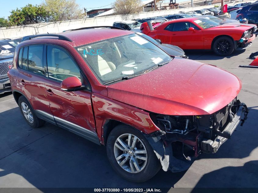 2016 VOLKSWAGEN TIGUAN S - WVGAV7AX3GW085607