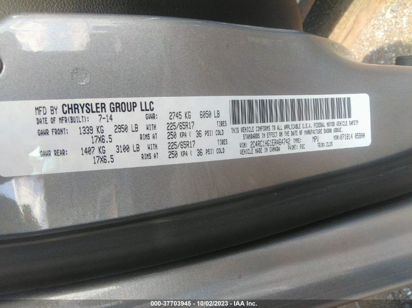 2014 CHRYSLER TOWN & COUNTRY S - 2C4RC1HG1ER464742