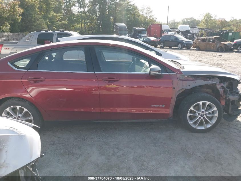 2019 FORD FUSION HYBRID SE - 3FA6P0LU8KR167588