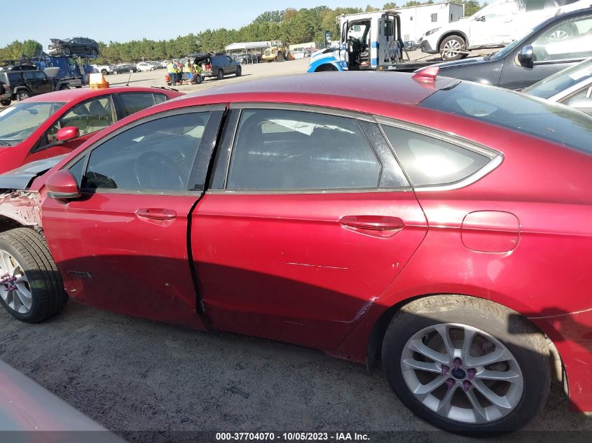 2019 FORD FUSION HYBRID SE - 3FA6P0LU8KR167588