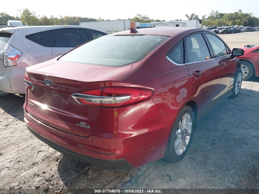 2019 FORD FUSION HYBRID SE - 3FA6P0LU8KR167588