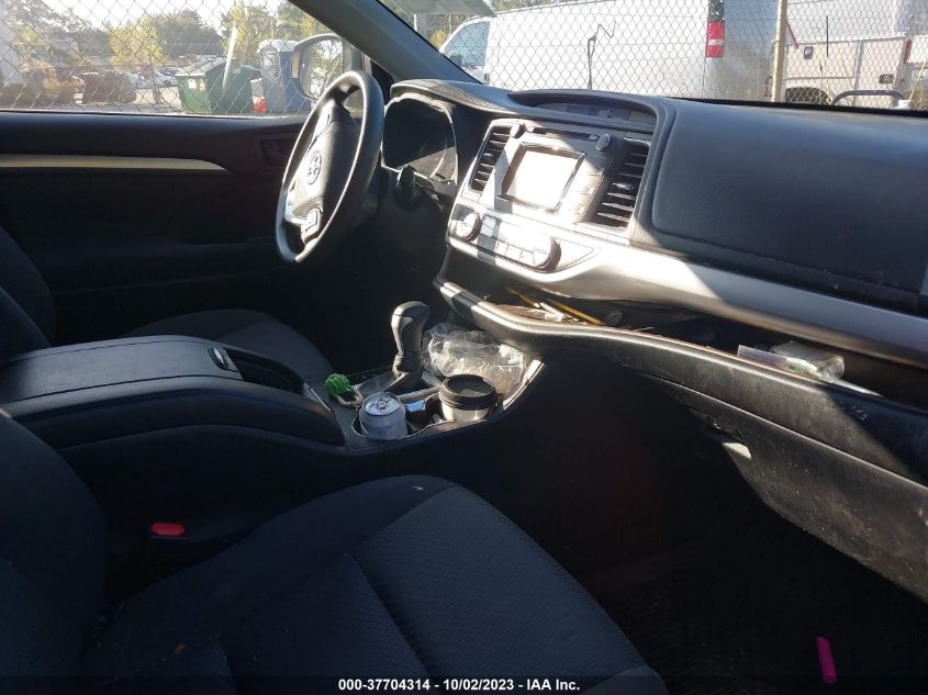 2019 TOYOTA HIGHLANDER HYBRID LE 5TDBGRFH3KS071604