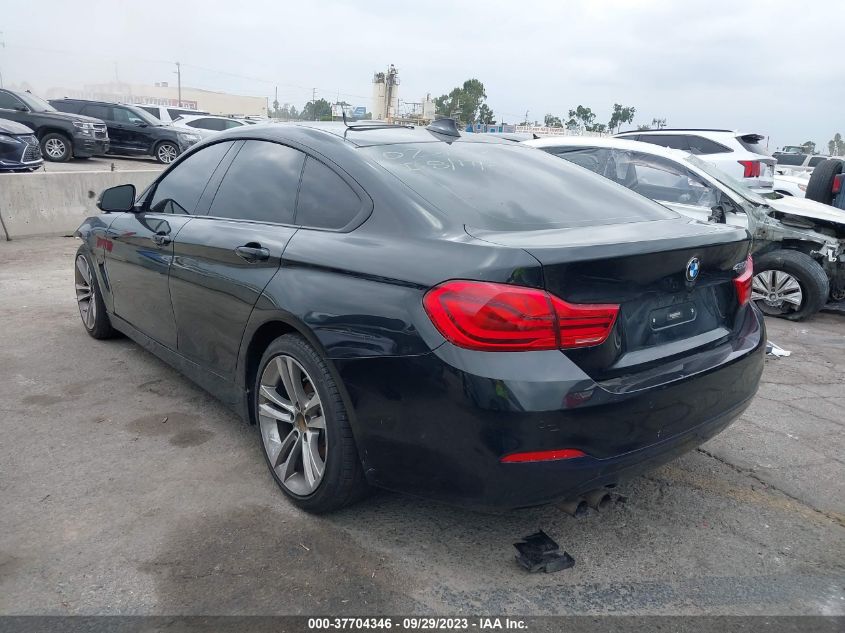 2018 BMW 430I GRAN COUPE WBA4J1C51JBM10739