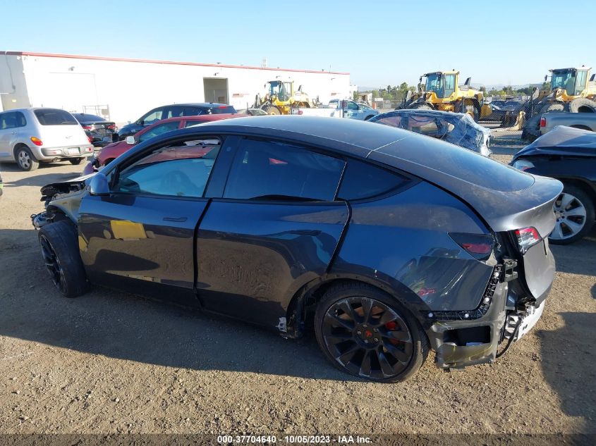 2022 TESLA MODEL Y LONG RANGE - 7SAYGDEE9NF343220