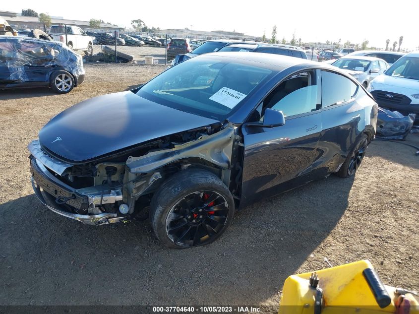 2022 TESLA MODEL Y LONG RANGE - 7SAYGDEE9NF343220