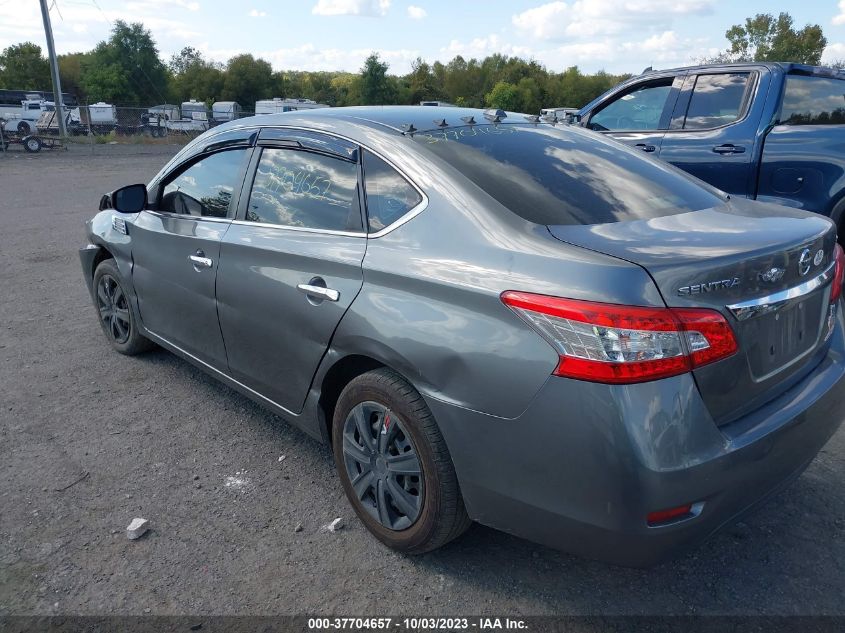 2015 NISSAN SENTRA SR/SL/S/SV/FE+ S - 3N1AB7AP8FY261011