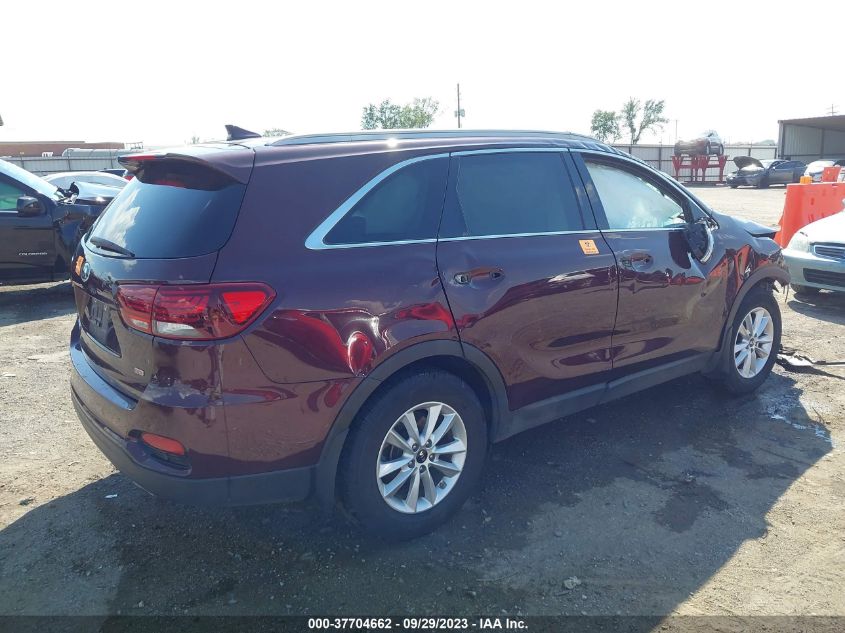 2019 KIA SORENTO LX - 5XYPG4A3XKG436894