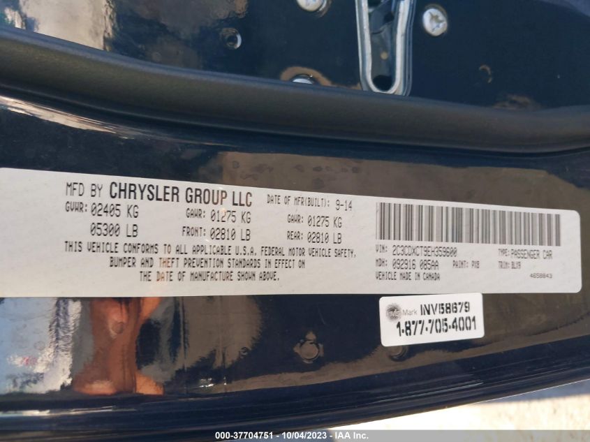 2014 DODGE CHARGER RT PLUS - 2C3CDXCT9EH359600