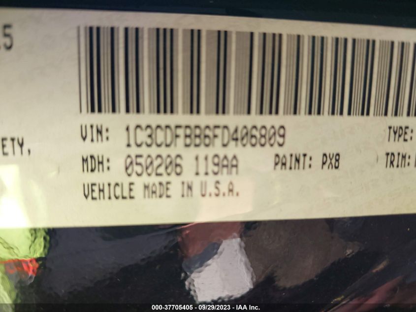 2015 DODGE DART SXT - 1C3CDFBB6FD406809