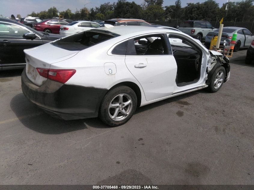 2016 CHEVROLET MALIBU LS - 1G1ZB5ST1GF281442